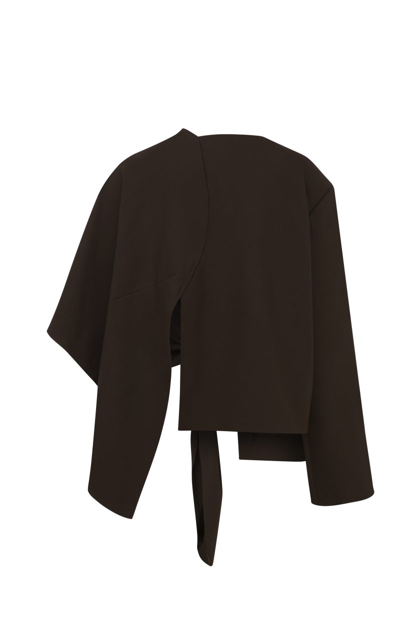 DARK BROWN JACKET - Görsel 3
