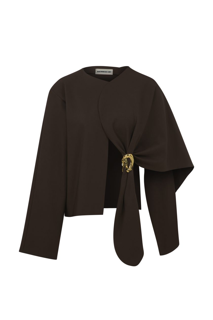 DARK BROWN JACKET - Görsel 2